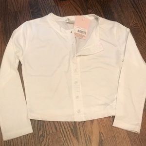 Missguided button up crop